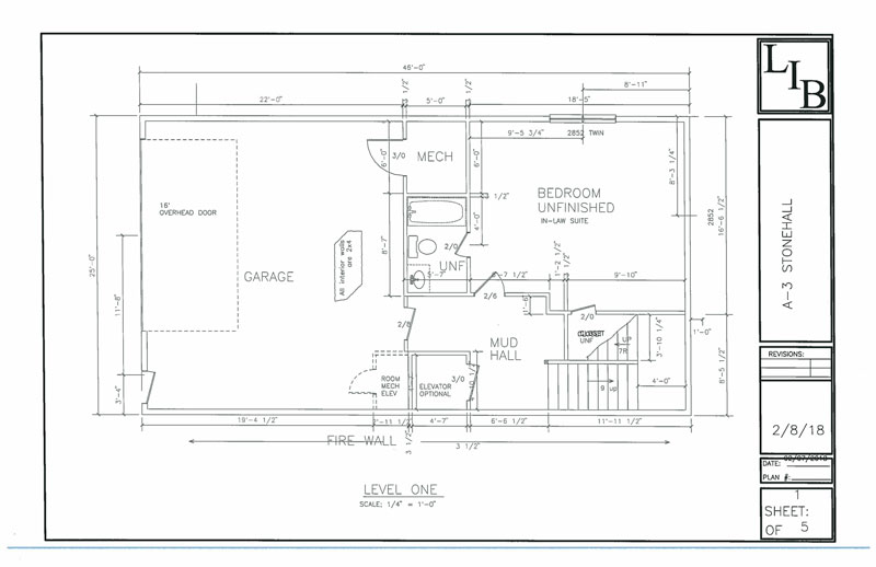 Stonehall A3 Floorplans